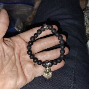 King Baby Studio .925 Black. Onyx 8mm Beads